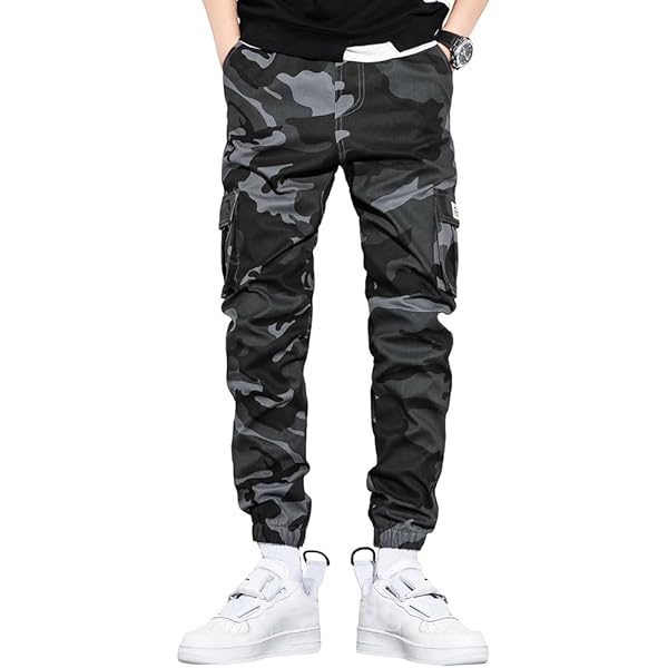 Amazon | [Match マッチ] ツイル ジョガーパンツ メンズ 大きい